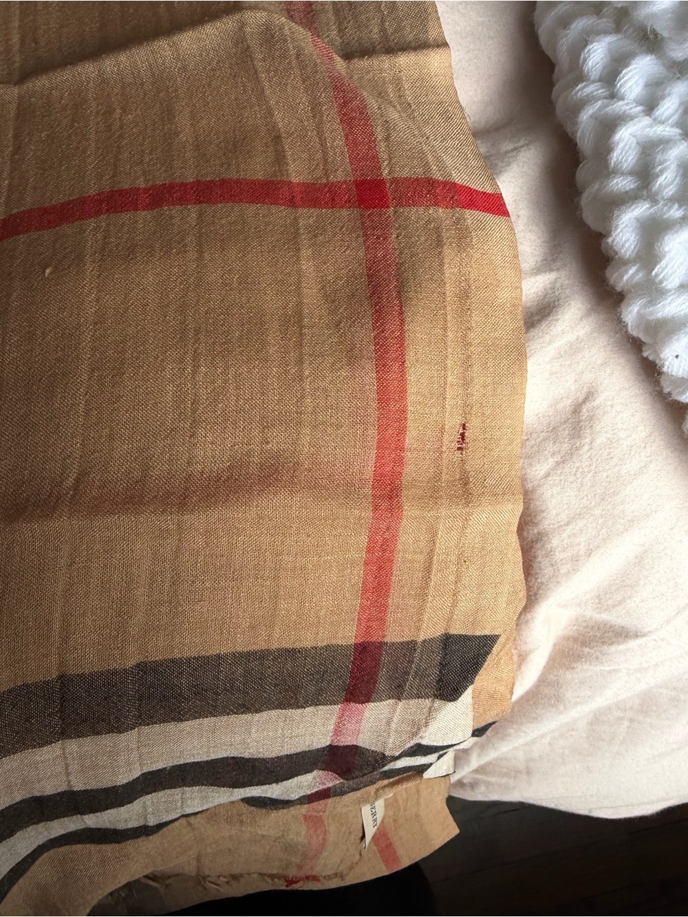 Burberry Silk Gauze Scarf - Picture 2 of 3
